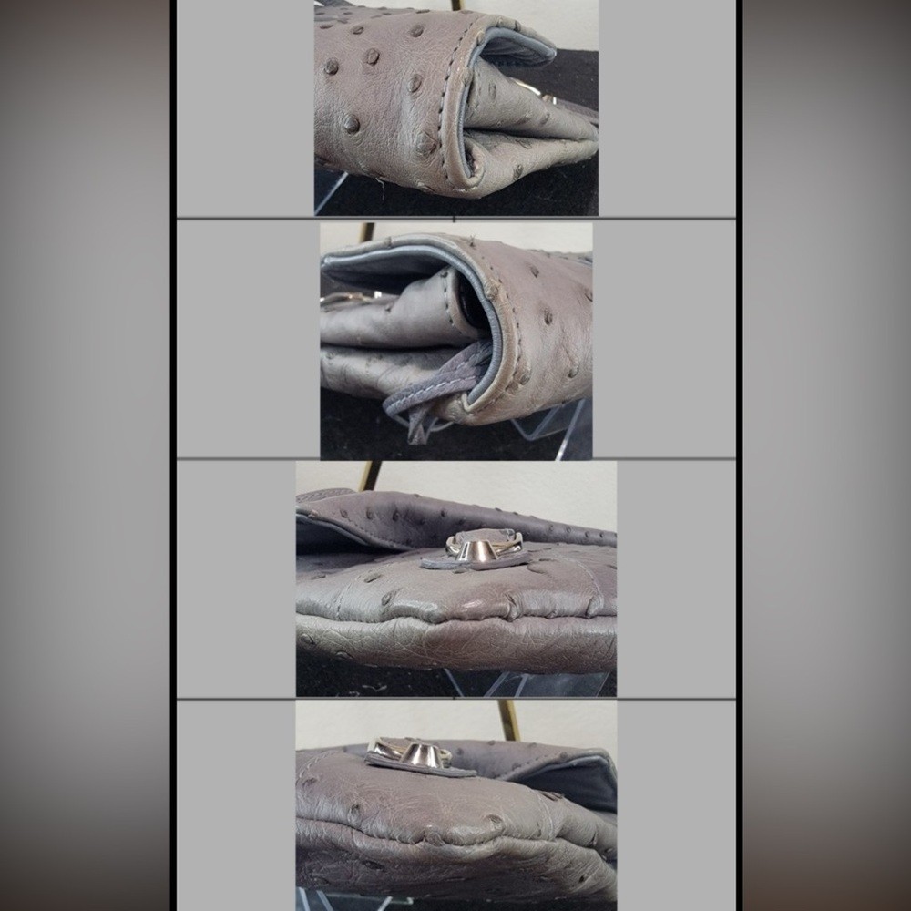 BALENCIAGA Ostrich Envelope Clutch bag - Picture 11 of 11